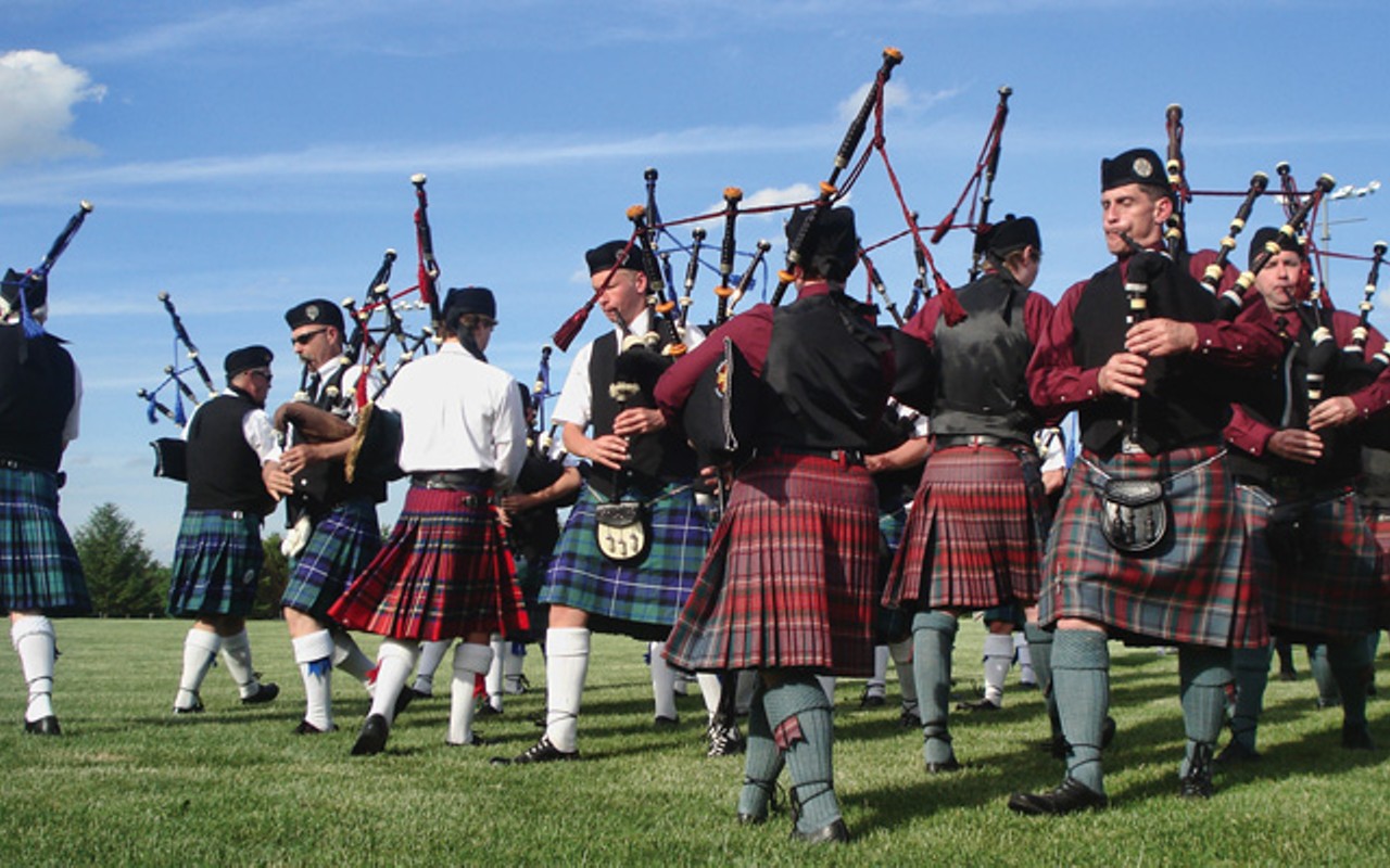 Pipers in the park