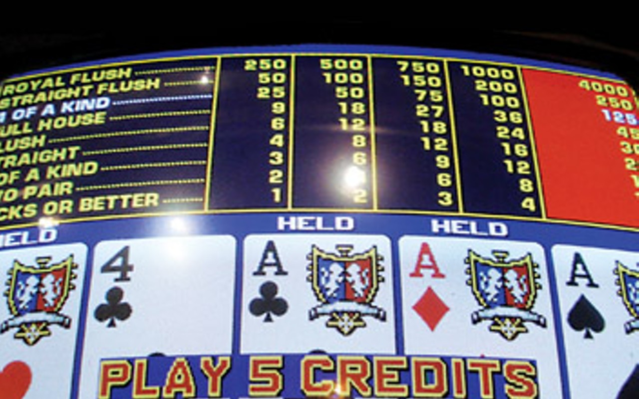Backing away from legalized video poker