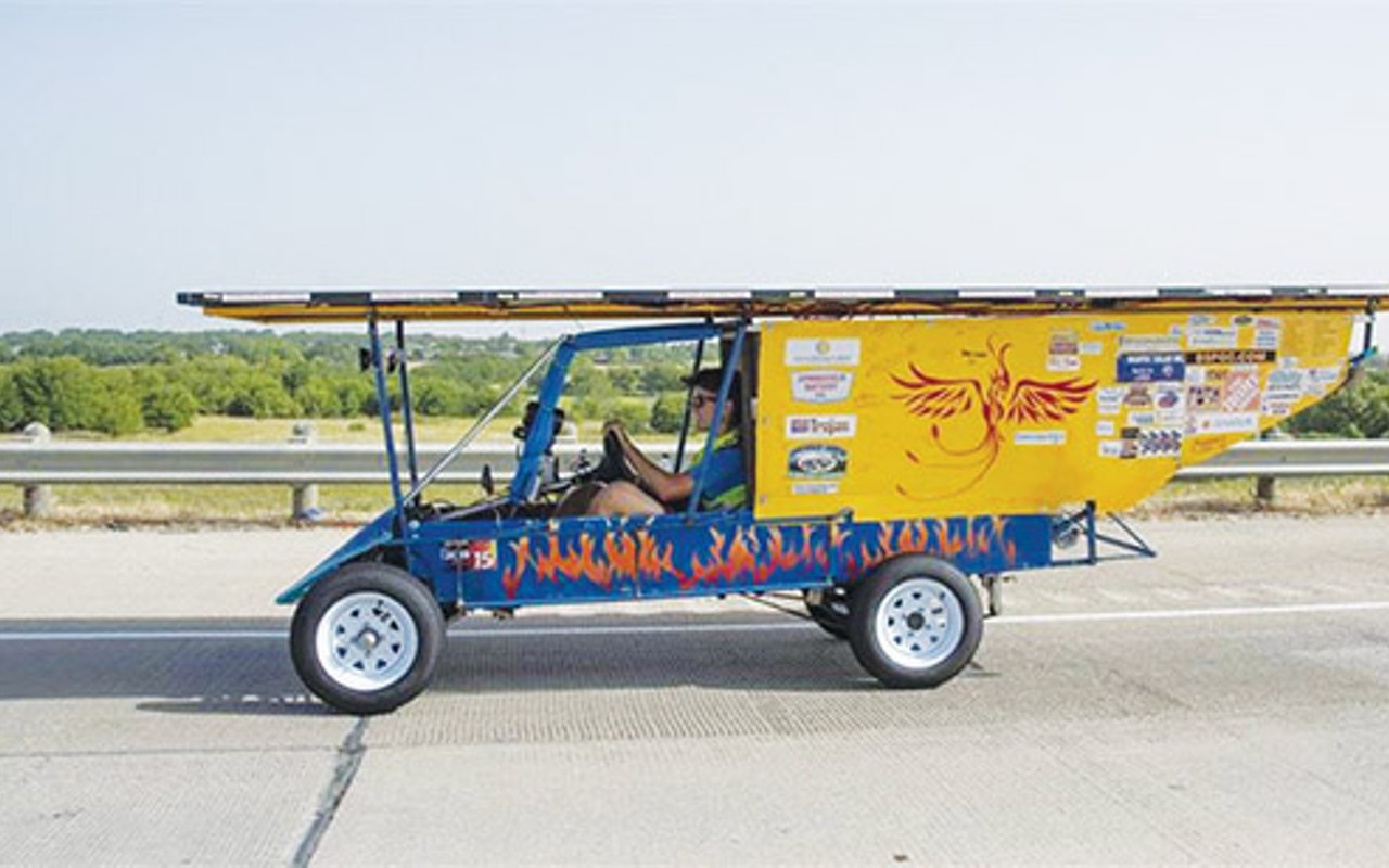 Pana&rsquo;s solar car on the road