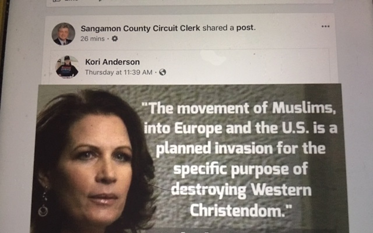 Anti-Muslim post appears on clerk's Facebook page