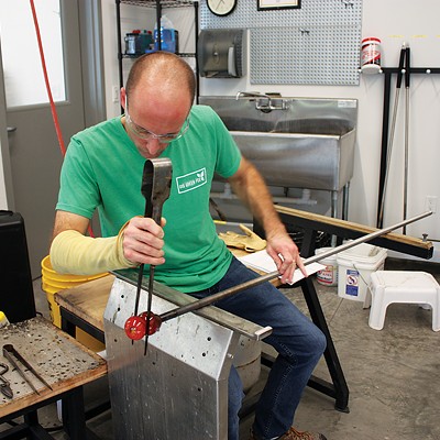 Glass blowing studio offers new artistic outlet