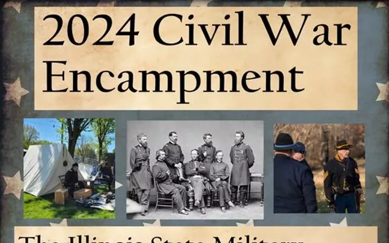 Image: 2024 Illinois State Military Museum Civil War Encampment