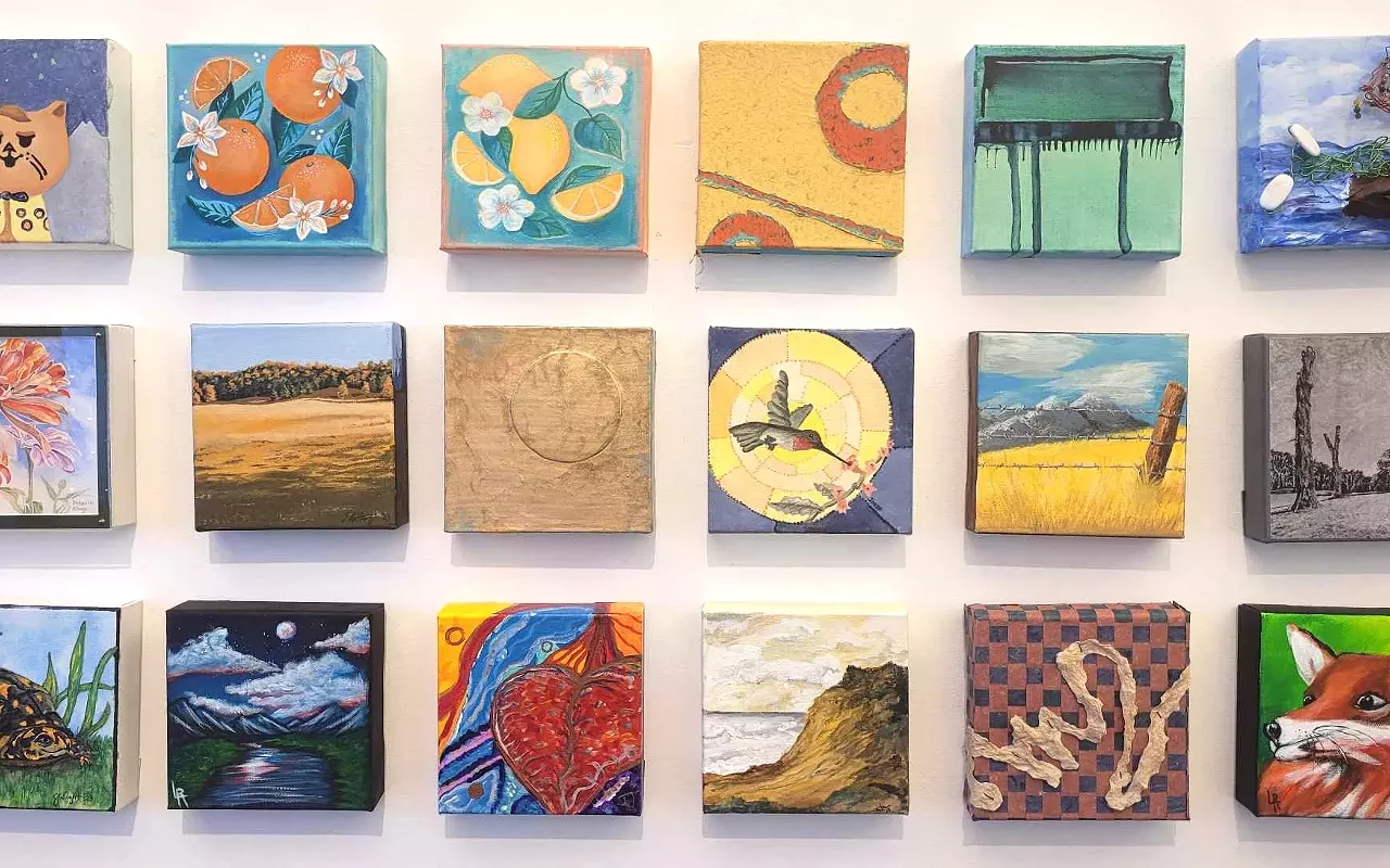 Image: 6x6 Art Raffle Closing Reception