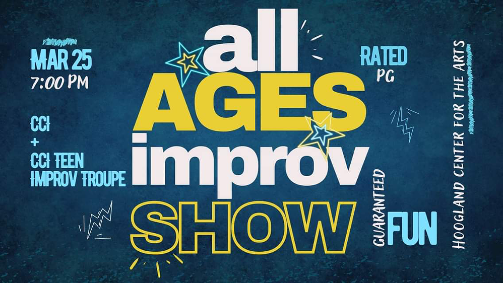All Ages Improv flier