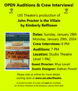 Image: Auditions for John Proctor is the Villain