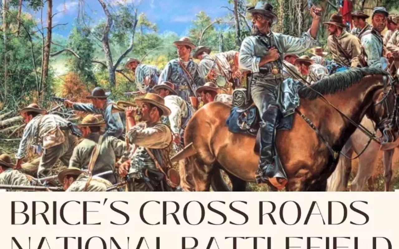 Image: Brice's Crossroads National Battlefield Then and Now