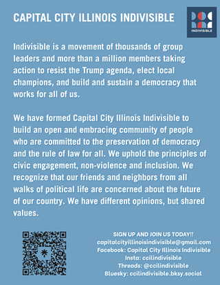 Image: Capital City Illinois Indivisible October Meeting