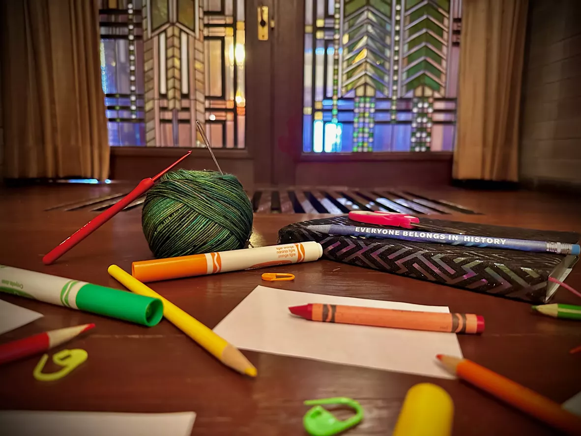 Craft Supplies at the Dana-Thomas House