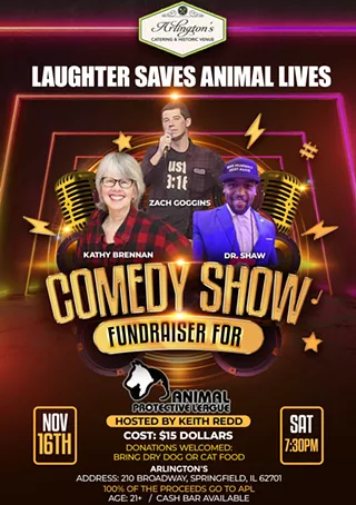 Image: Comedy Fundraiser To Save Animal Lives