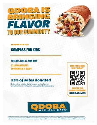 Image: Compass for Kids Qdoba Fundraiser