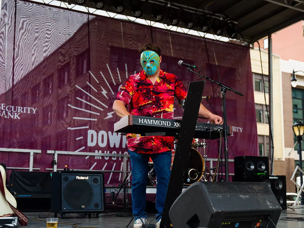 Go! Tsunami hanging ten on the Downhome stage.