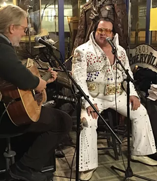 Image: Elvis Himselvis and Tom Irwin