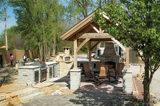 Entertain with an outdoor kitchen
