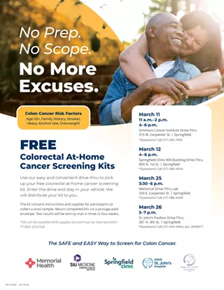 Image: Free Colorectal At-Home Cancer Screening Kit Pickup