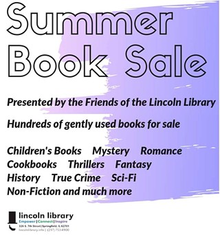 Friends of Lincoln Library book sale