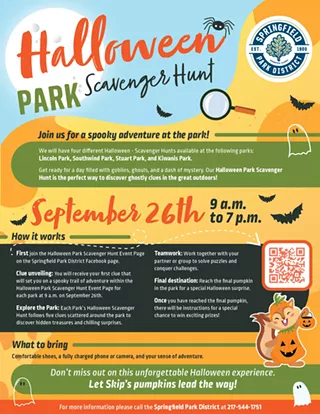 Image: Halloween Park Scavenger Hunt