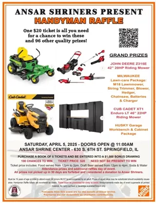 Image: Handyman Raffle