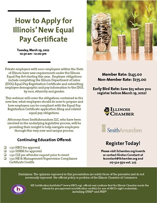 How to Apply for Illinois’ New Equal Pay Certificate