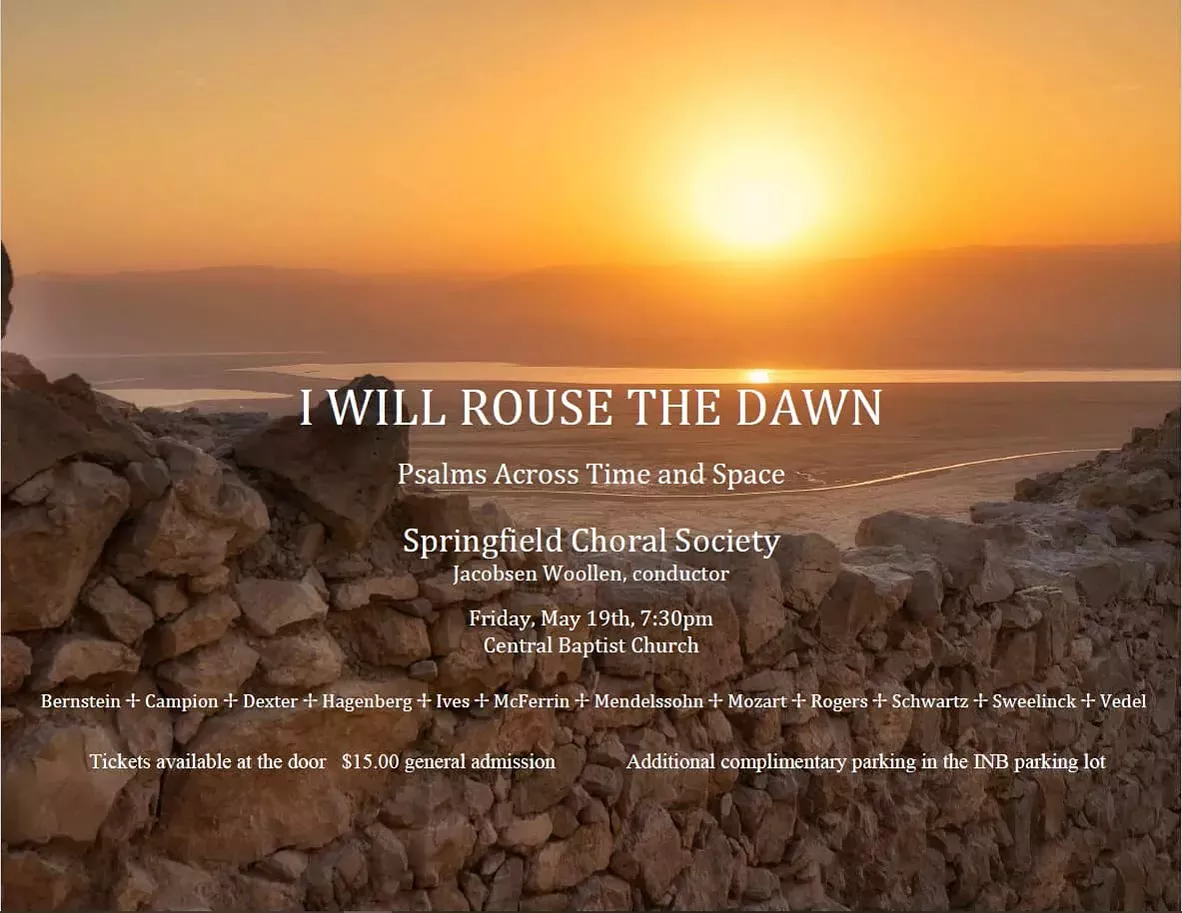I Will Rouse The Dawn: Psalms Across Time and Space; Tickets at the Door