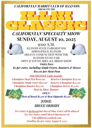 Image: Illini Classic Californian Rabbit Specialty Show