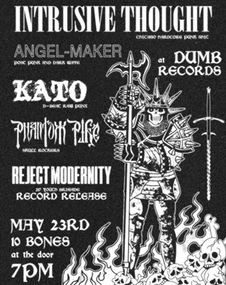 Image: Intrusive Thought, Angel-Maker, Kato, Phantom Pike, Reject Modernity