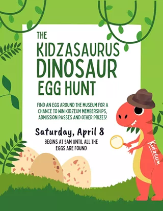 Image: Kidzasaurus Dinaosaur Egg Hunt