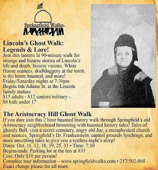 Lincoln's Ghost Walk: Legends and Lore