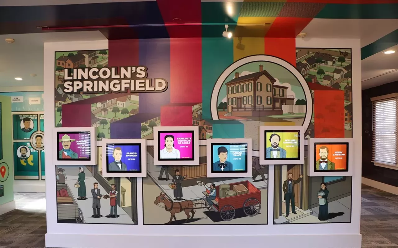 Image: "Lincoln's Springfield" exhibit grand opening
