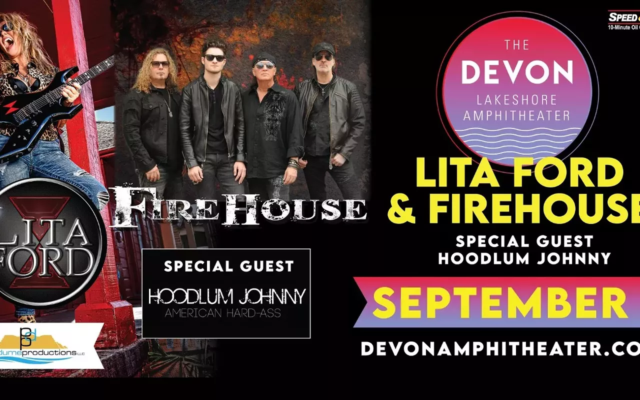 Image: Lita Ford and Firehouse with special guest Hoodlum Johnny