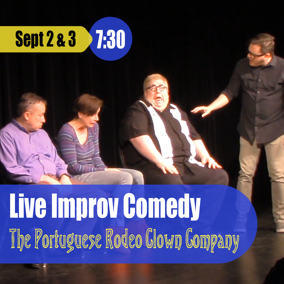 Live improvised comedy