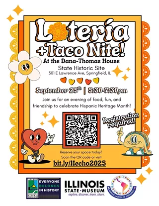 Image: Loteria and Taco Nite at the Dana-Thomas House