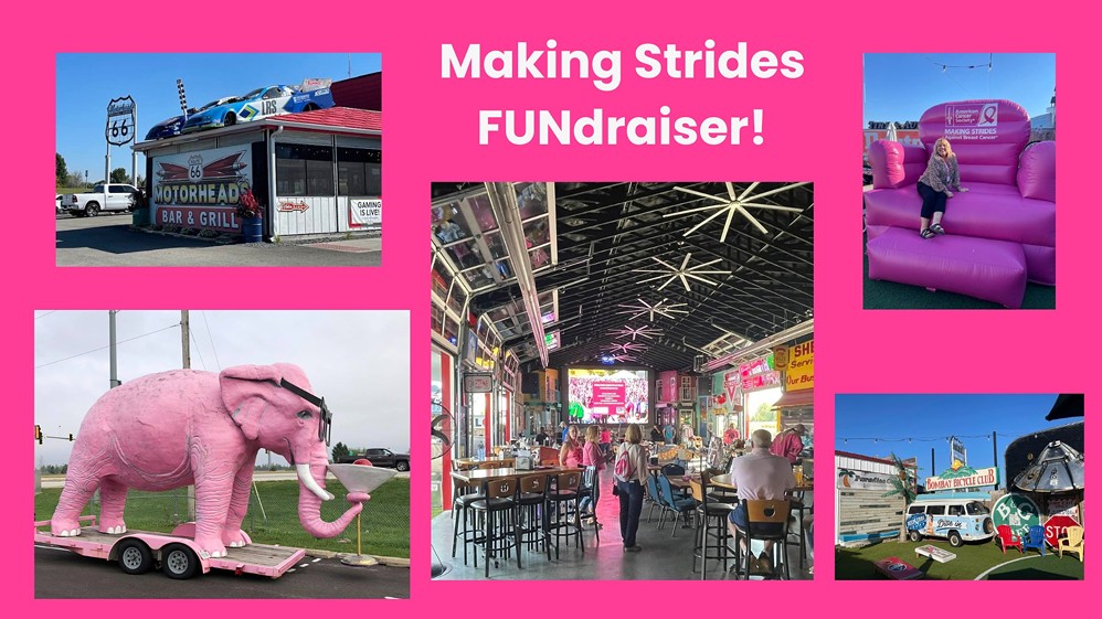 Join us at Making Strides Against Breast Cancer FUNdraiser