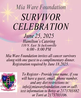Image: Mia Ware Foundation Survivor Celebration