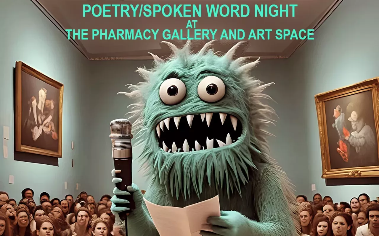 Image: Open mic poetry and spoken word