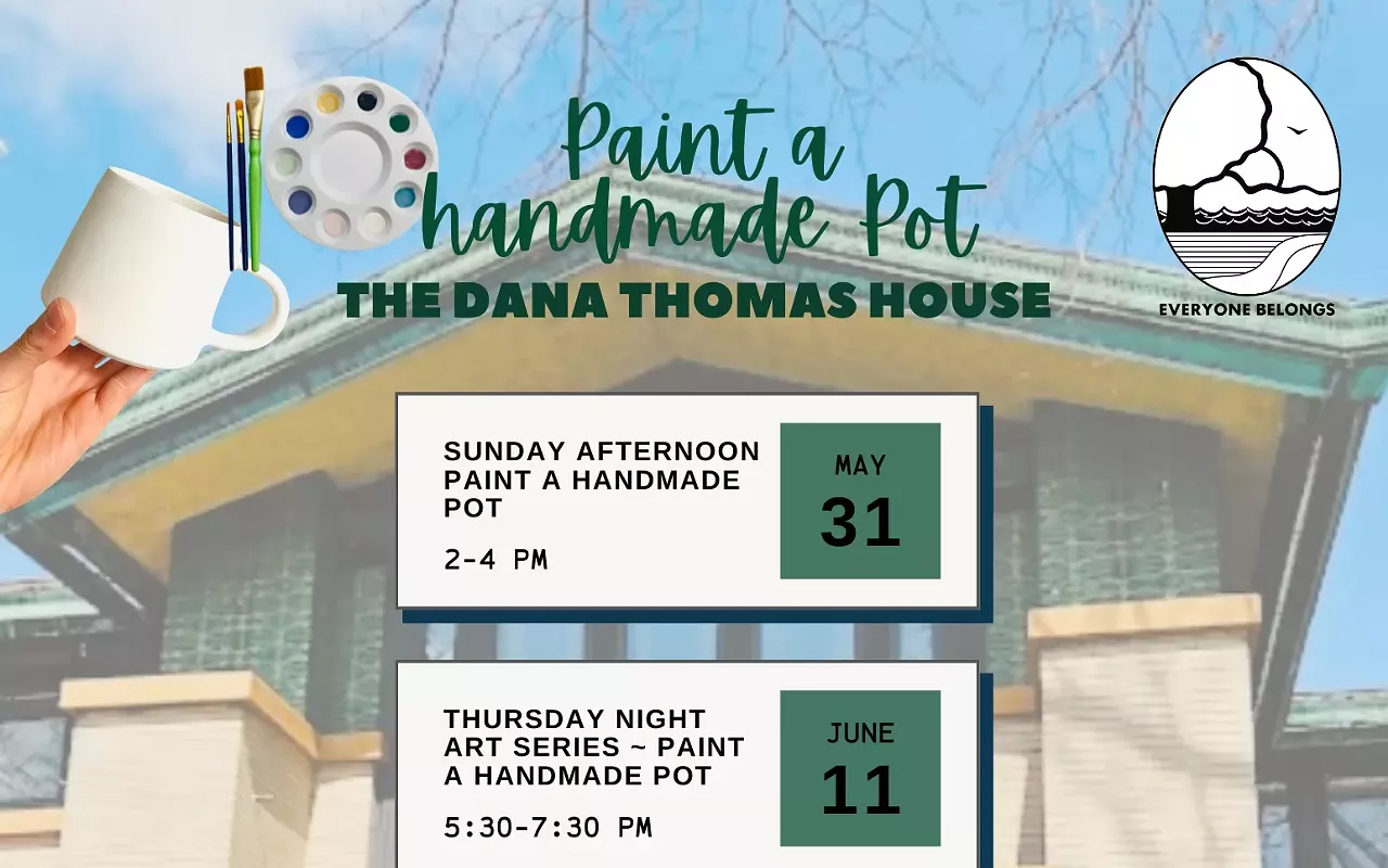 Image: Paint-a-Pot at the Dana-Thomas House