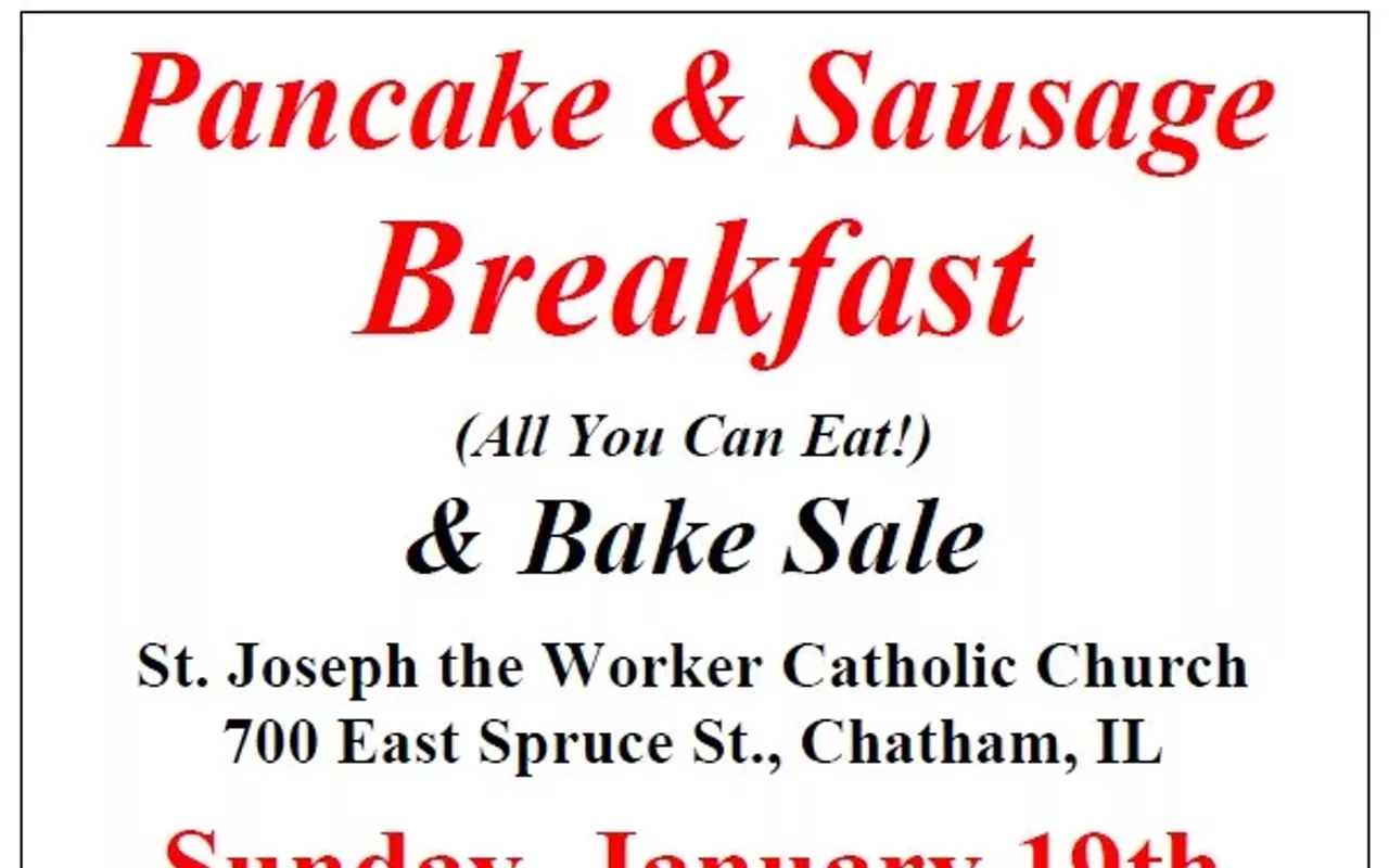 Image: Pancake and sausage breakfast and bake sale