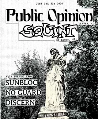 Image: Public Opinion, Squint, Sunbloc, No Guard, Discern