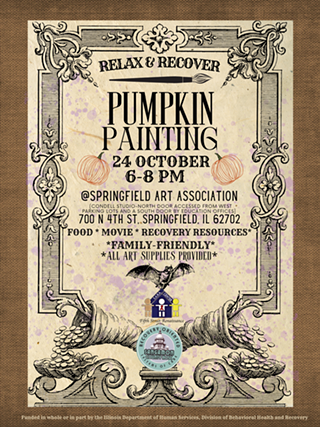 Image: Relax & Recover: Pumpkin Painting