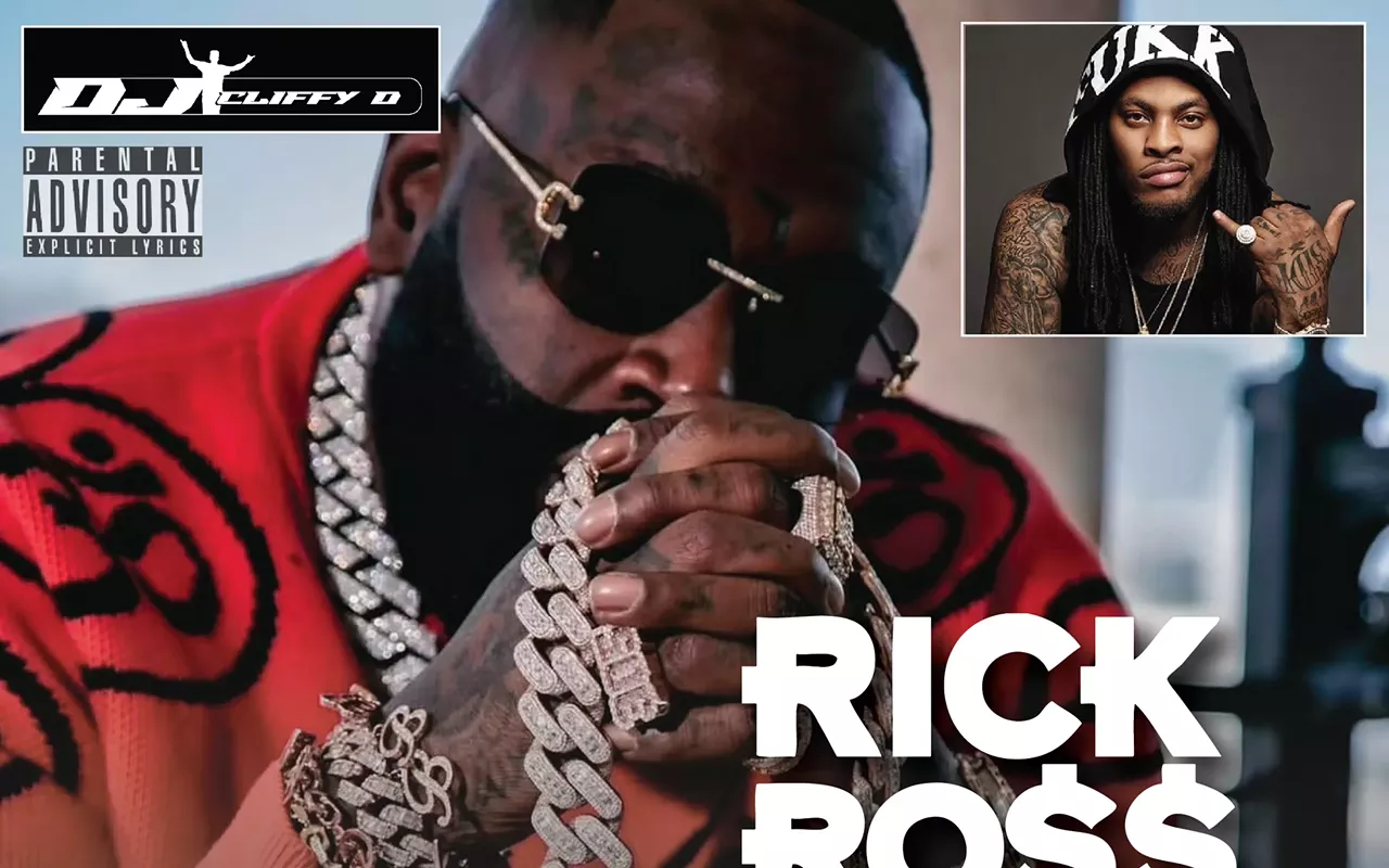 Image: Rick Ross, Waka Flocka Flame, Fletchy and DJ Cliffy D