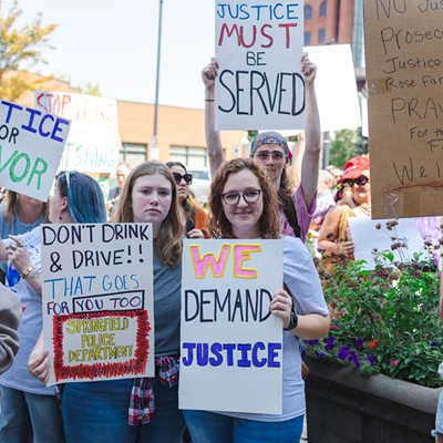 Sept. 9 protest at Springfield Police Department