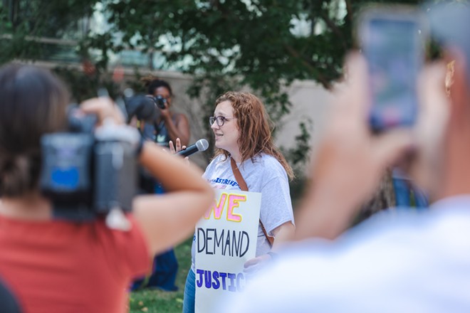 Sept. 9 protest at Springfield Police Department