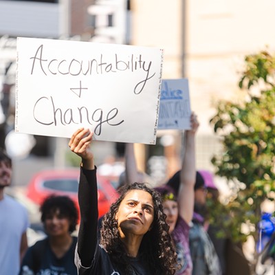 Sept. 9 protest at Springfield Police Department