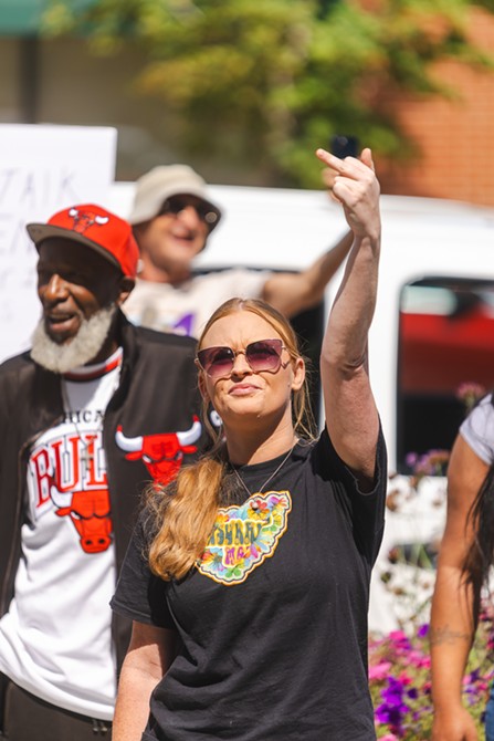 Sept. 9 protest at Springfield Police Department