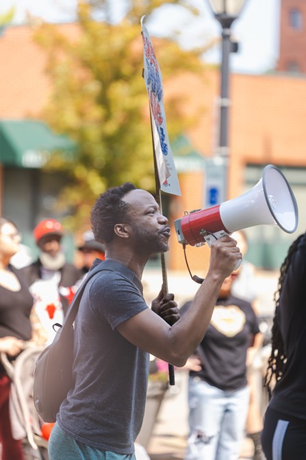 Sept. 9 protest at Springfield Police Department