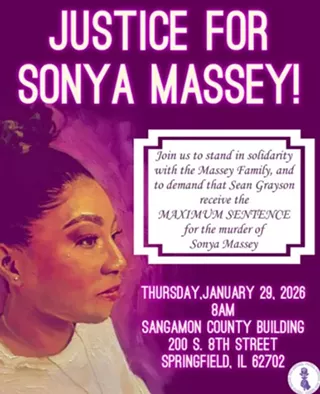 Image: Sonya Massey rally