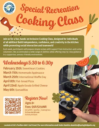 Image: Special Recreation Cooking Class