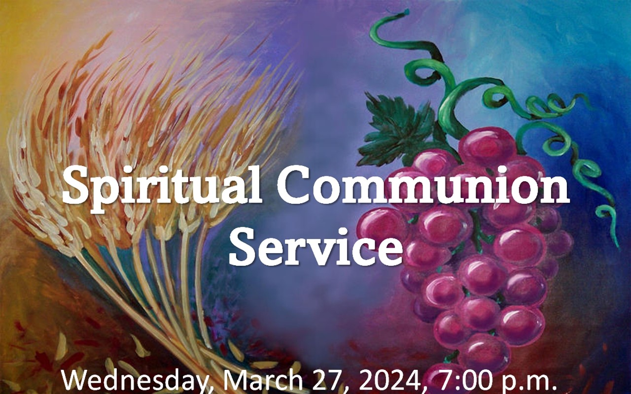 Spiritual Communion Service