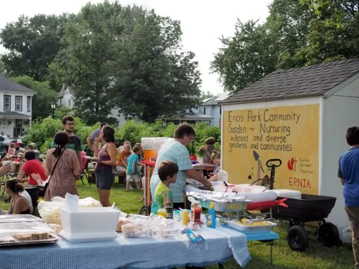 Our community gathers.