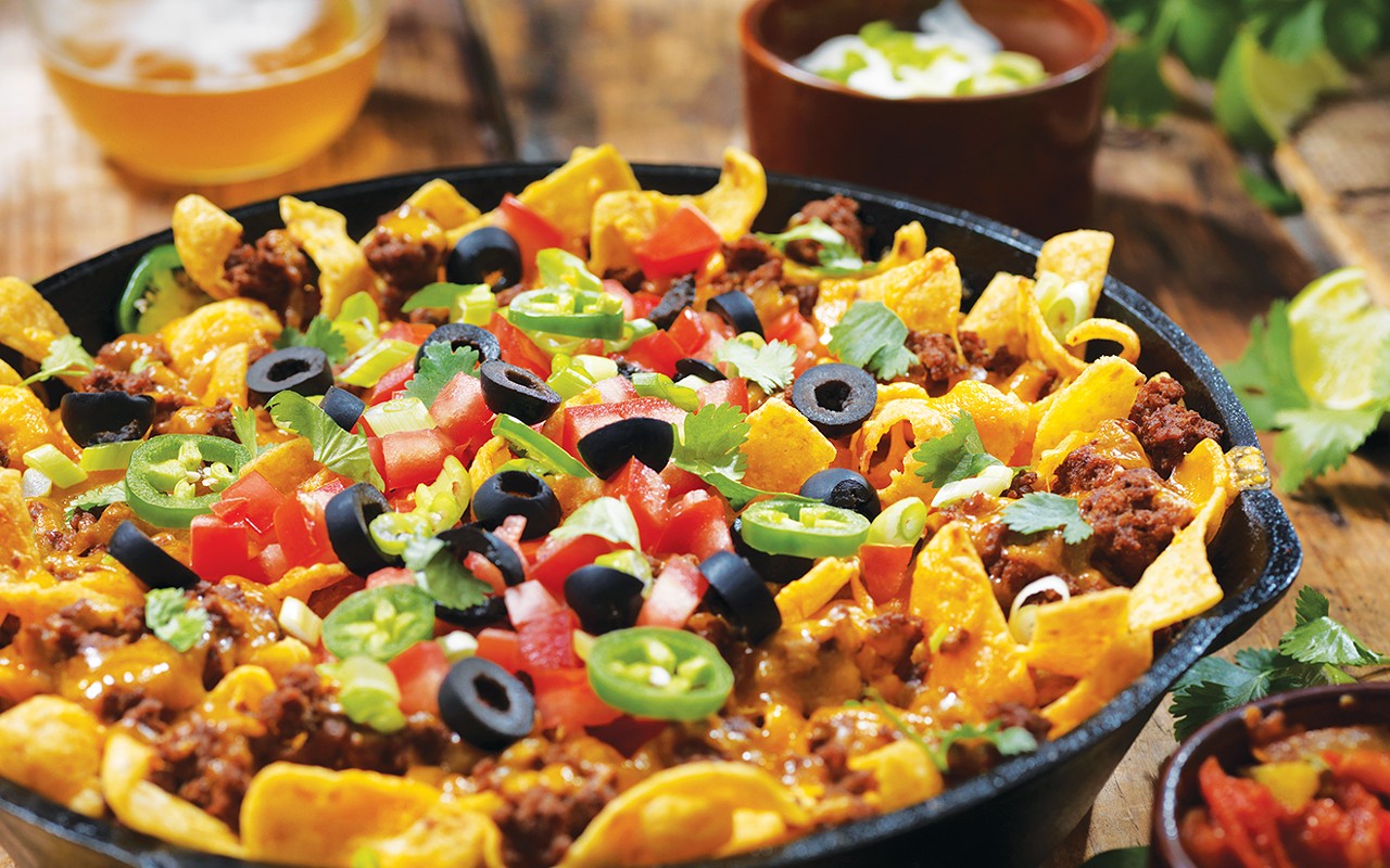 Super nachos for Super Bowl