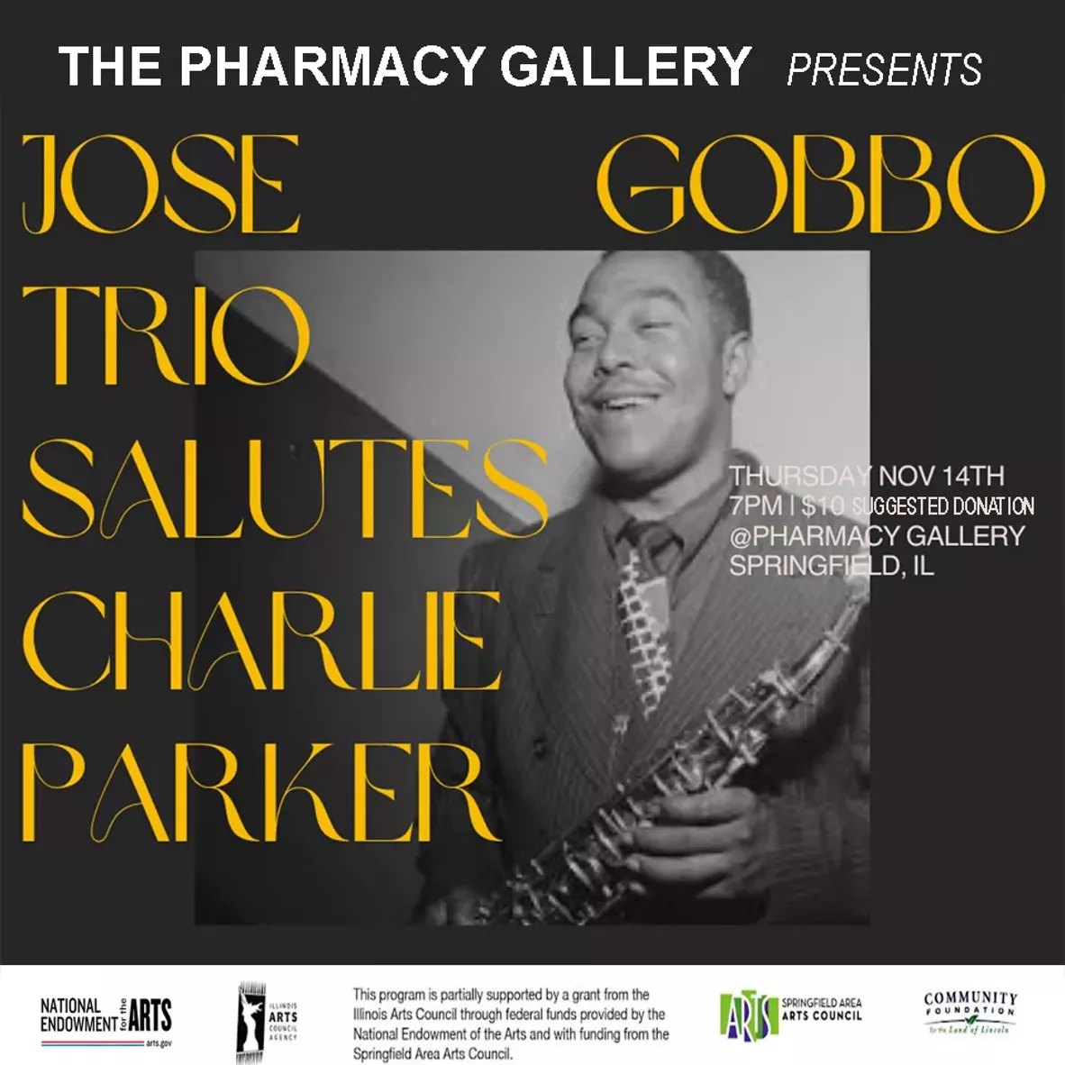 Jose Gobbo Trio Salutes Charlie Parker